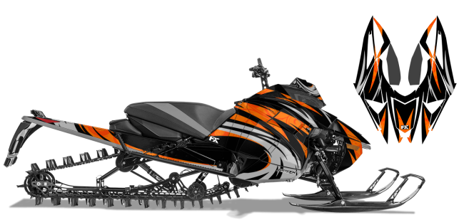 arctic fx snowmobile wraps: arctic graphics – HZOA